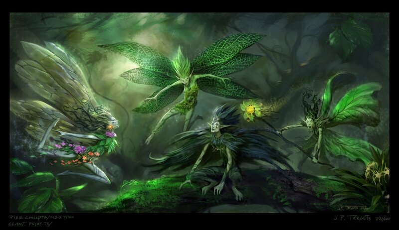 Pixie forest guardians