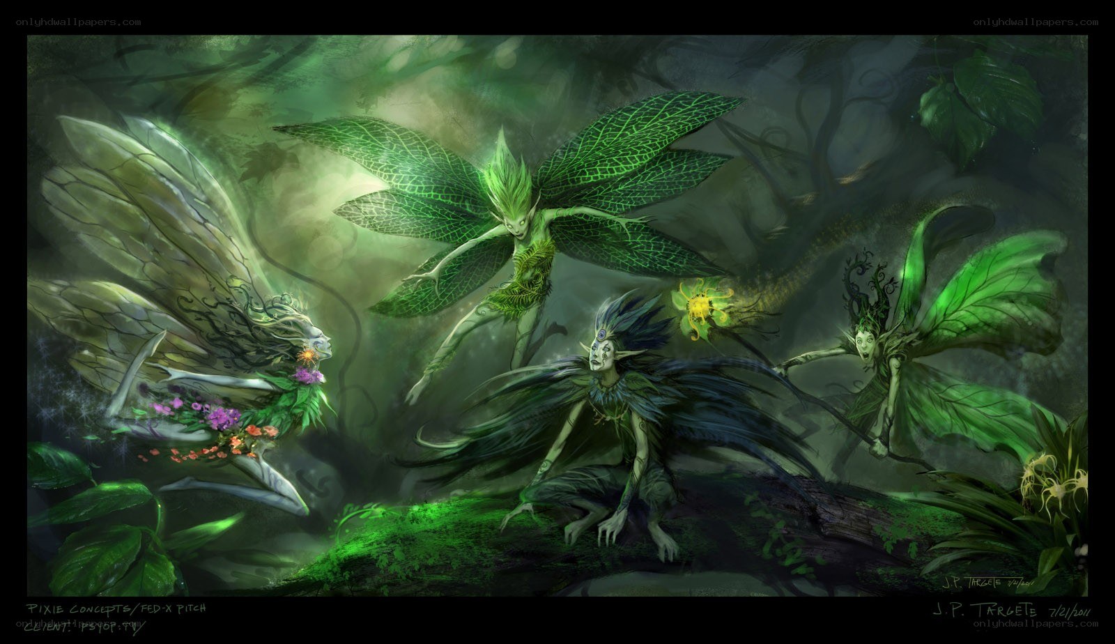 Pixie forest guardians