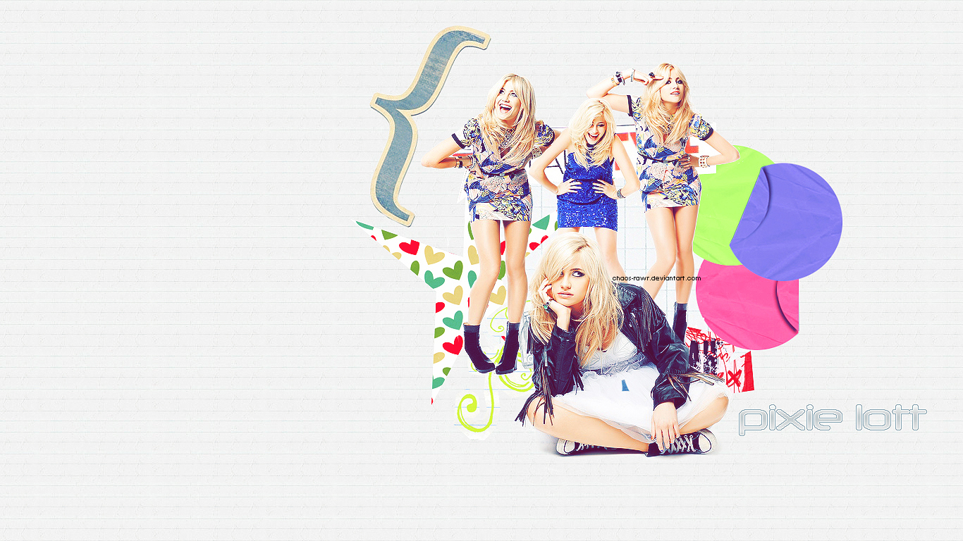 Pixie Lott collage artwork