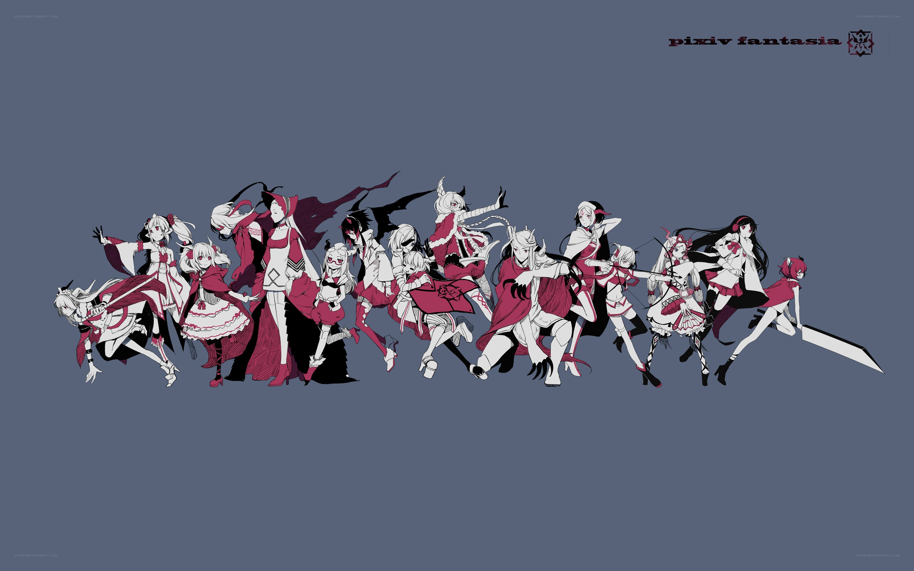 Pixiv Fantasia characters
