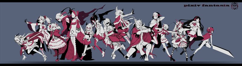 Pixiv Fantasia characters