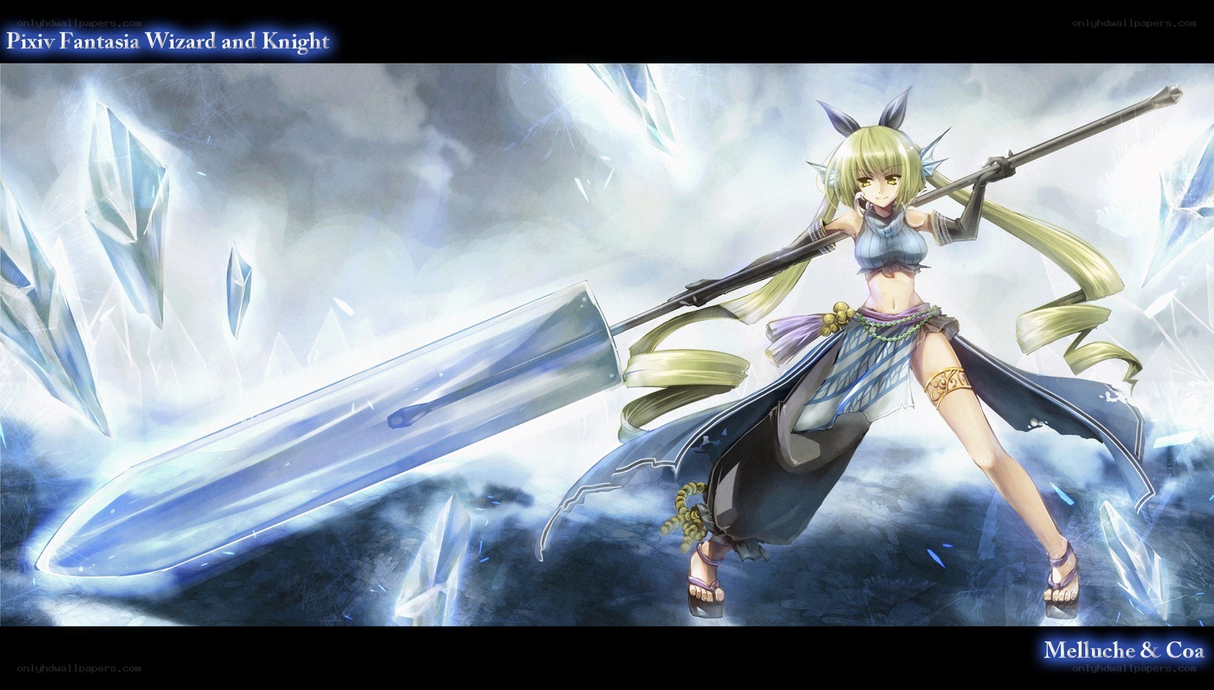 Pixiv fantasy wizard and knight
