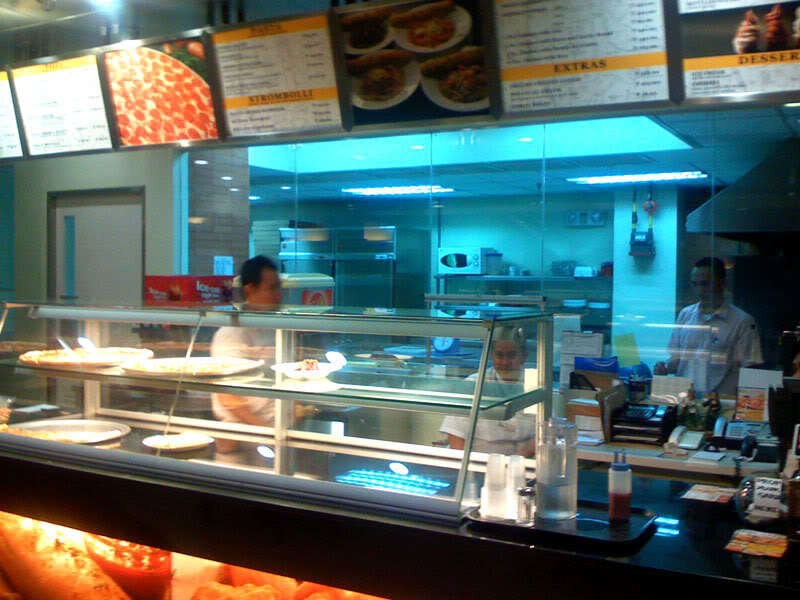 Pizza Counter with Staff