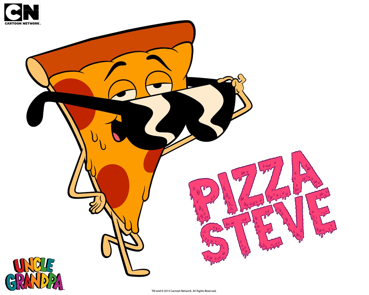 Pizza Steve character art