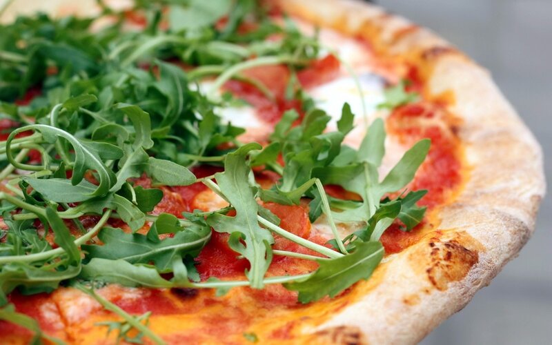 Pizza with Arugula — Green