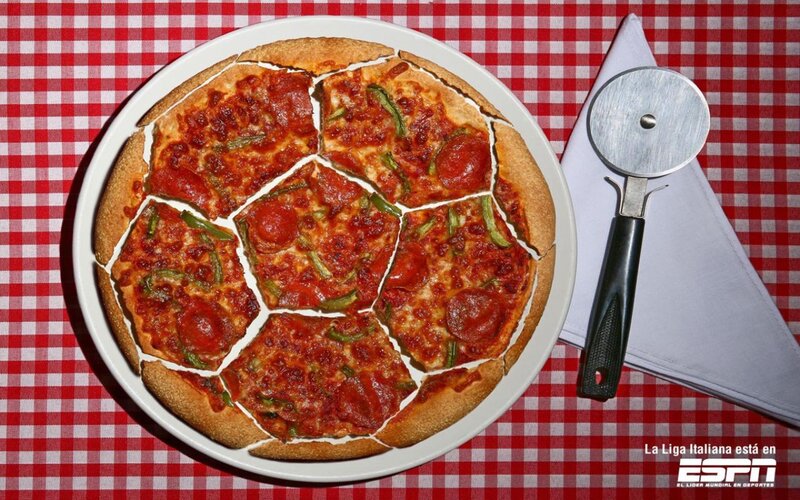pizza with irregular slices