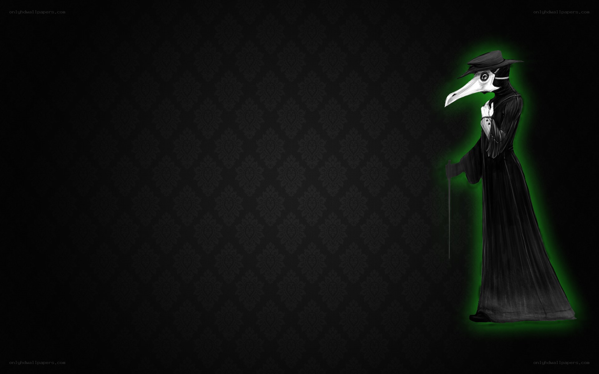 Plague doctor figure