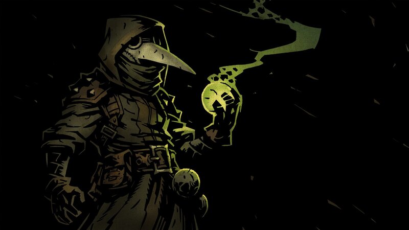 Plague Doctor Holding Vial