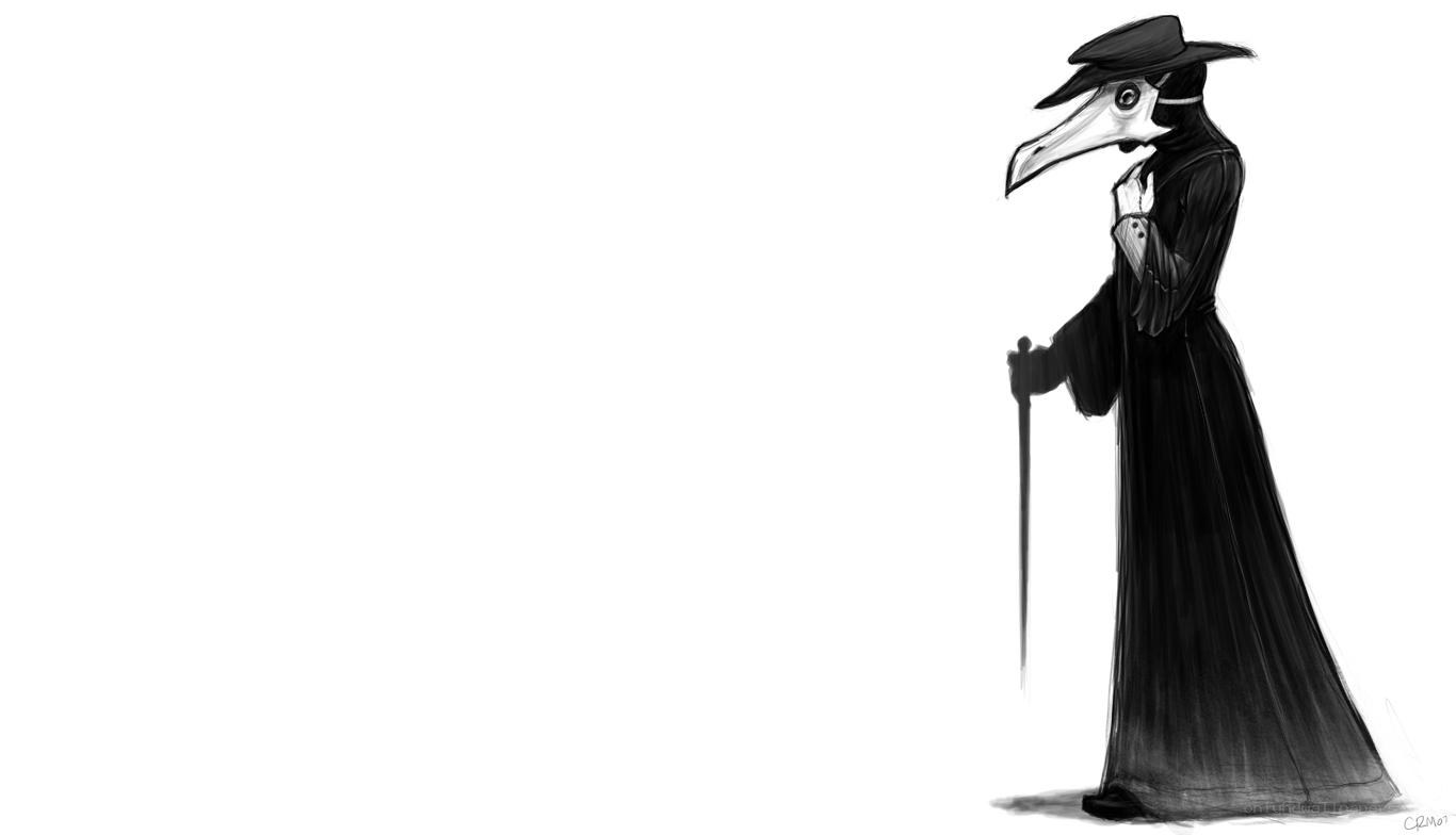 plague doctor illustration