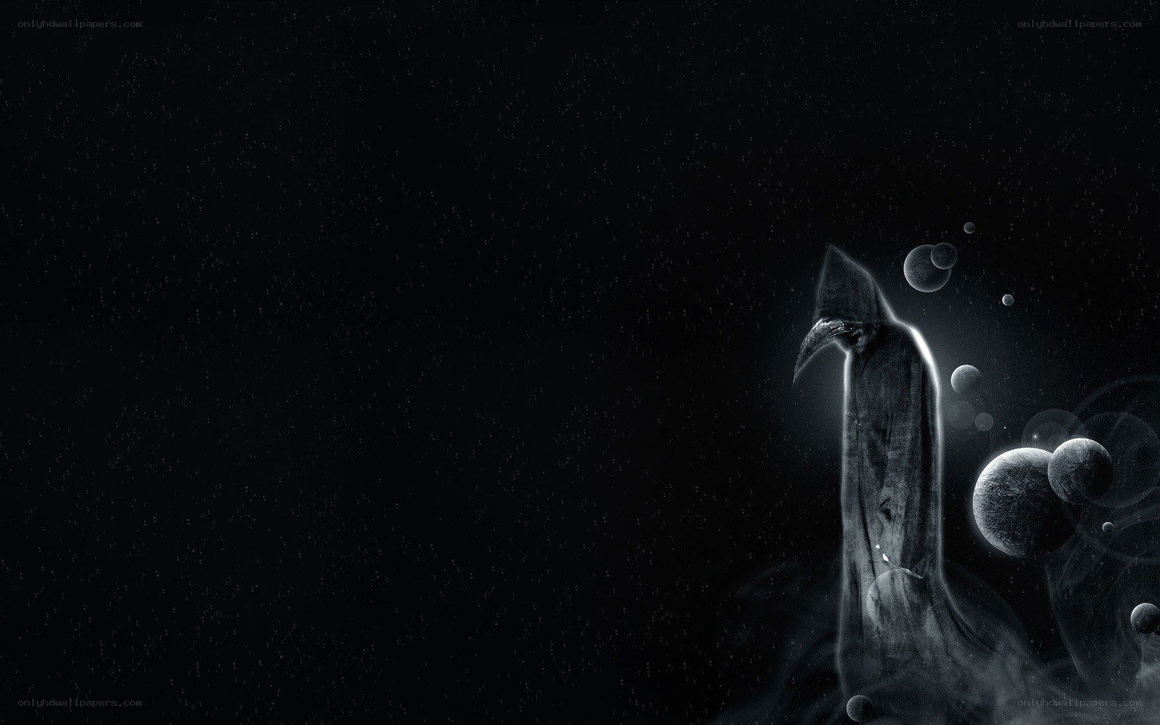 Plague doctor in space