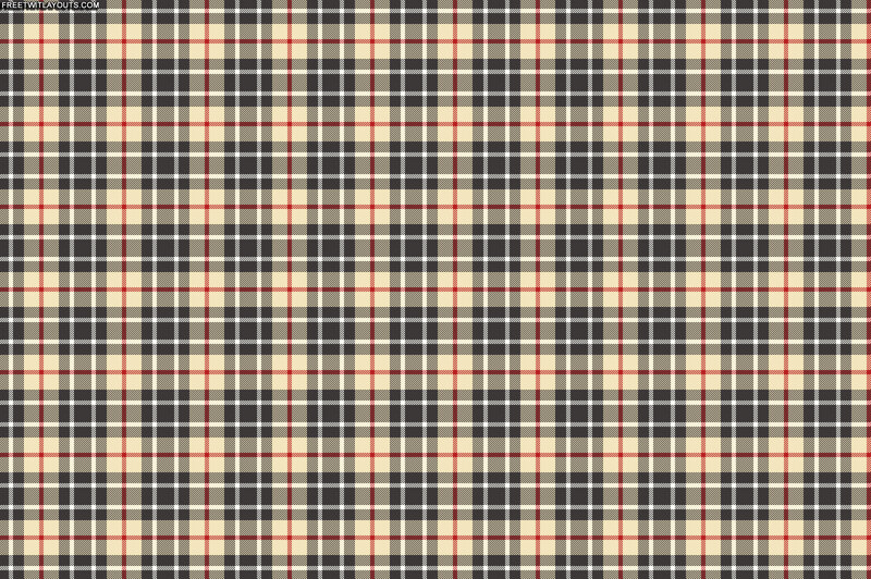 Plaid Pattern — Black