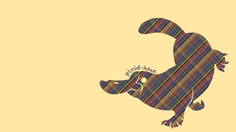 Plaid-patterned Platypus