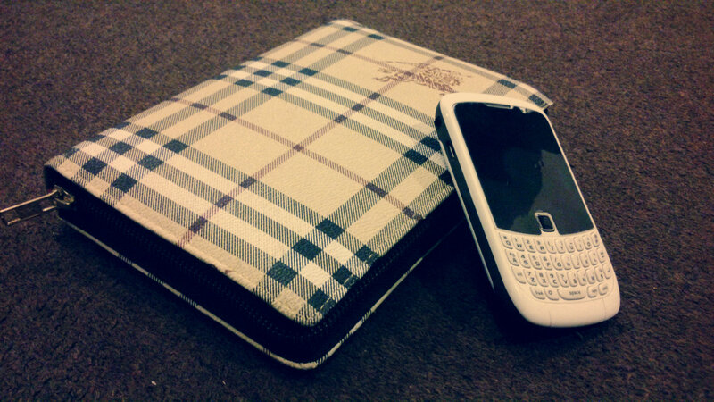Plaid Wallet and Phone