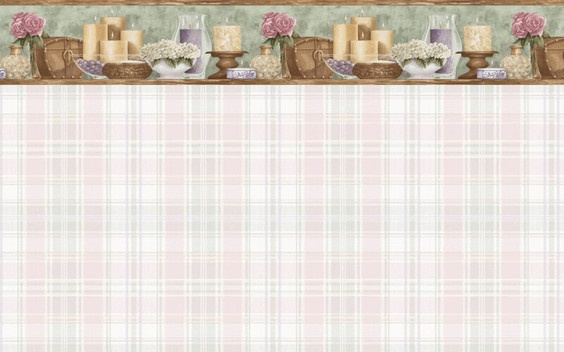 Plaid Wallpaper Border