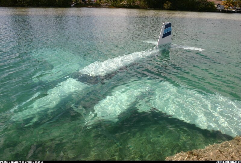 Plane Wreck in Clear Water
