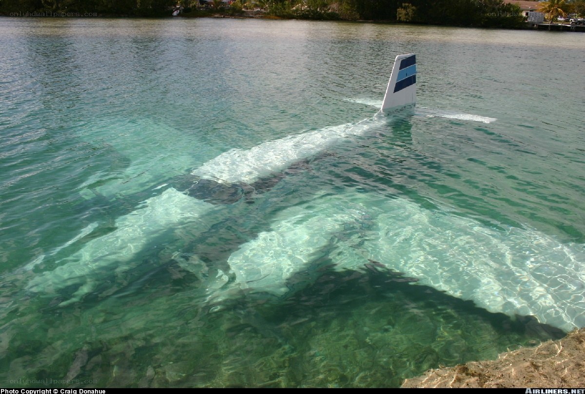 Plane Wreck in Clear Water