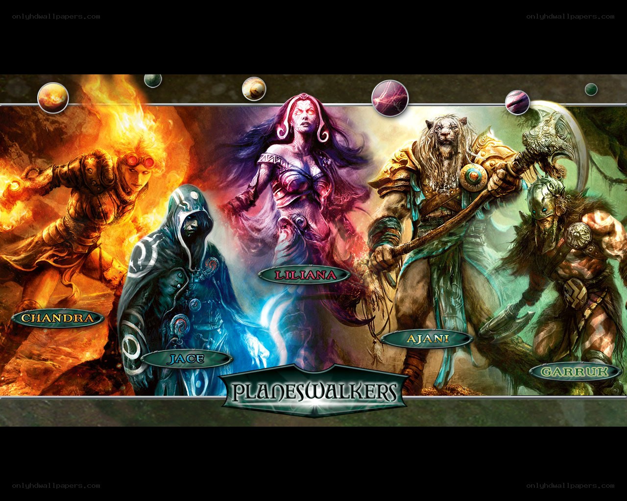 Planeswalkers from Magic: The Gathering