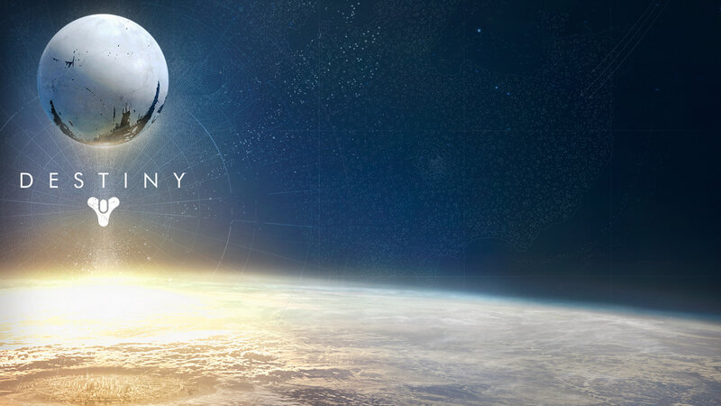 Planet and Moon from Space — Blue, Dramatic