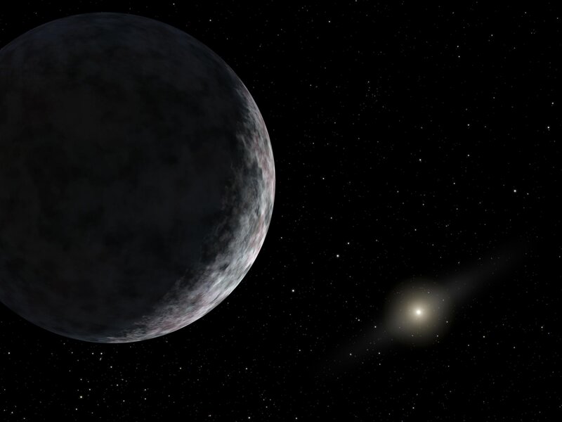 Planet and Star System — Black