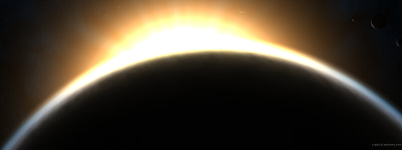 Planet at sunrise