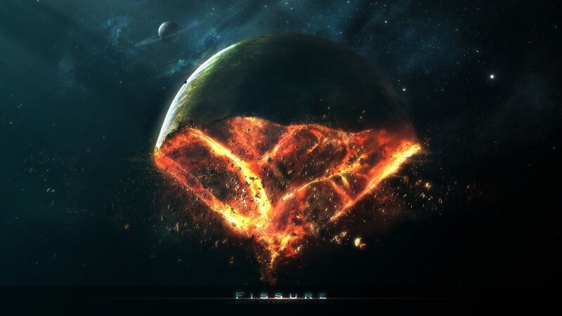 Planet Breaking Apart — Space