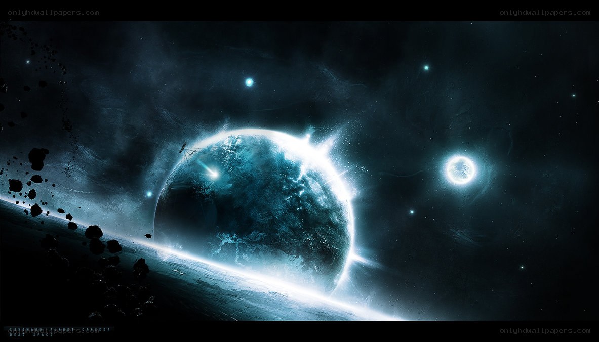 Planet Cracker in Deep Space