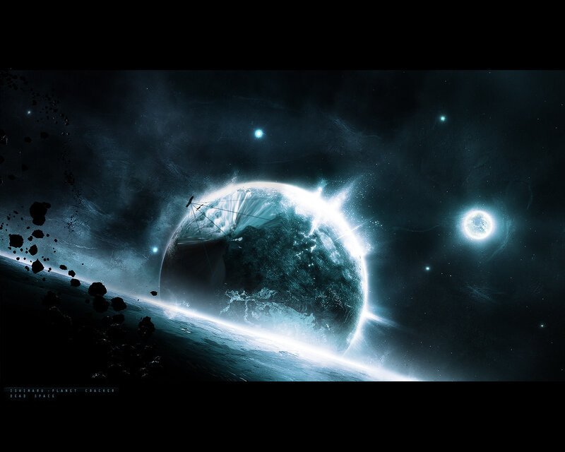 Planet Cracker in Deep Space