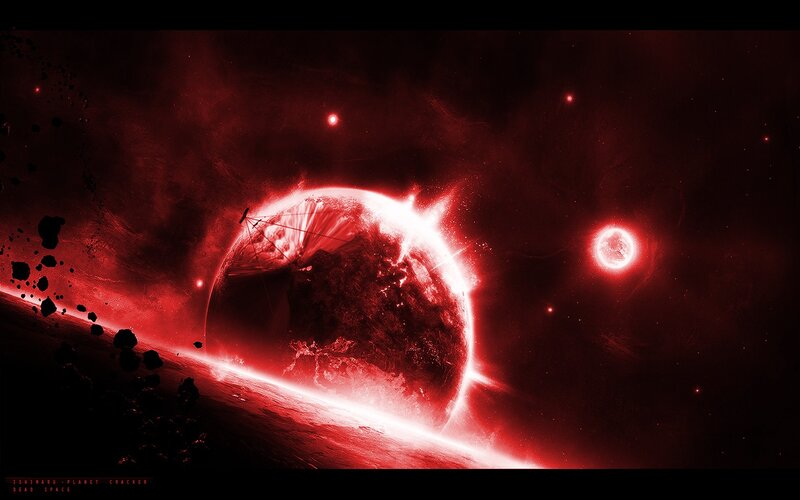 Planet Cracking in Space