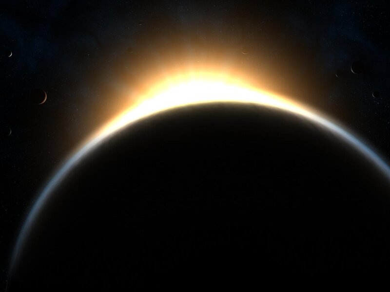Planet During Sunrise