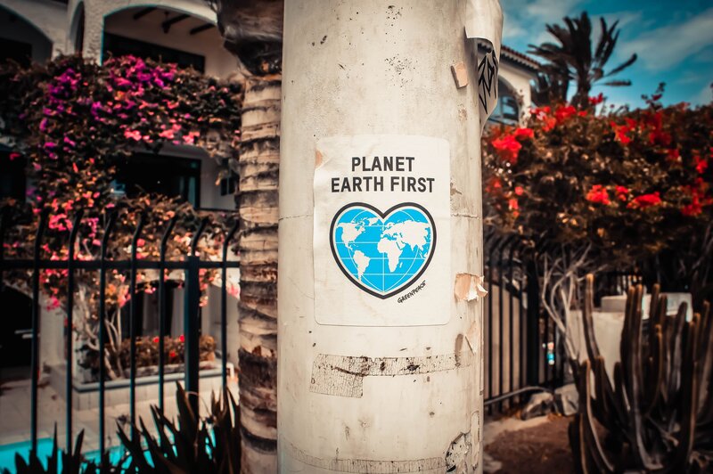Planet Earth First sticker