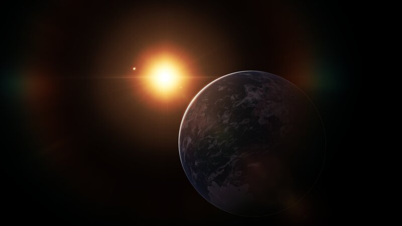 Planet Earth from Space — Black, Dramatic, 3d Render