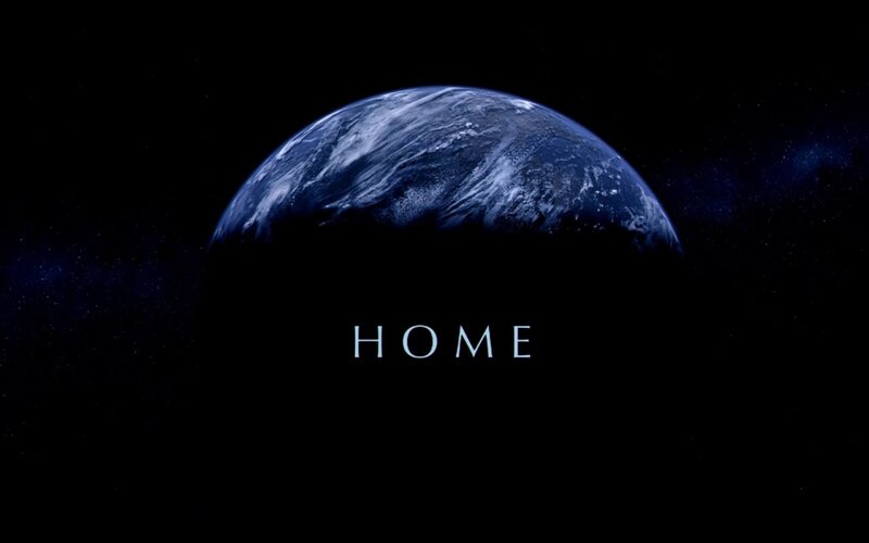 Planet Earth from Space — Black