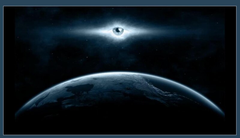 Planet Earth from Space — Blue, Dramatic, Night, Digital Art, Eye