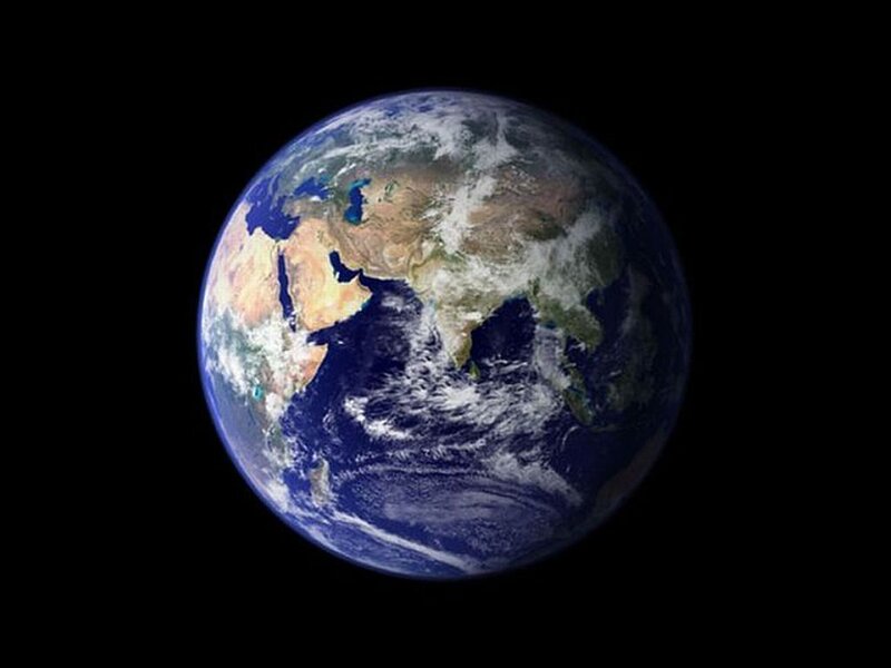 Planet Earth from Space — Blue, Serene, Photograph