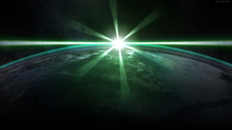 Planet Earth from Space — Green