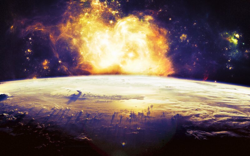 Planet Earth from Space — Yellow