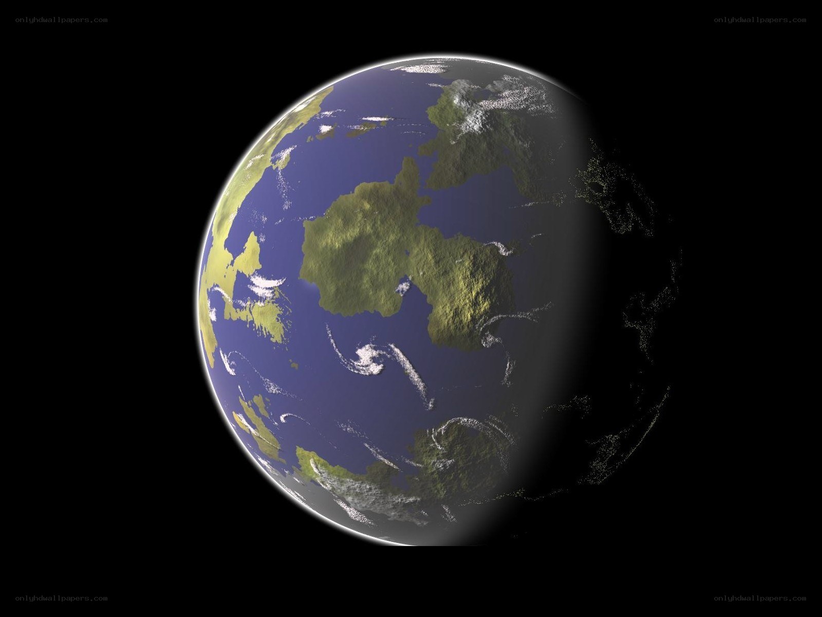 planet earth from space
