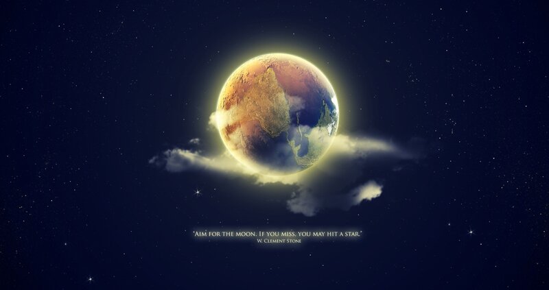 Planet Earth in Space