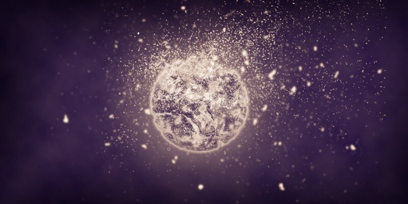 Planet Exploding — Purple