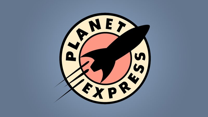 Planet Express Logo — Blue