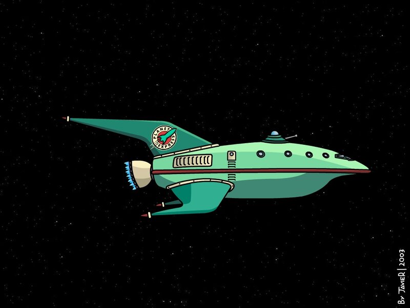 Planet Express spaceship