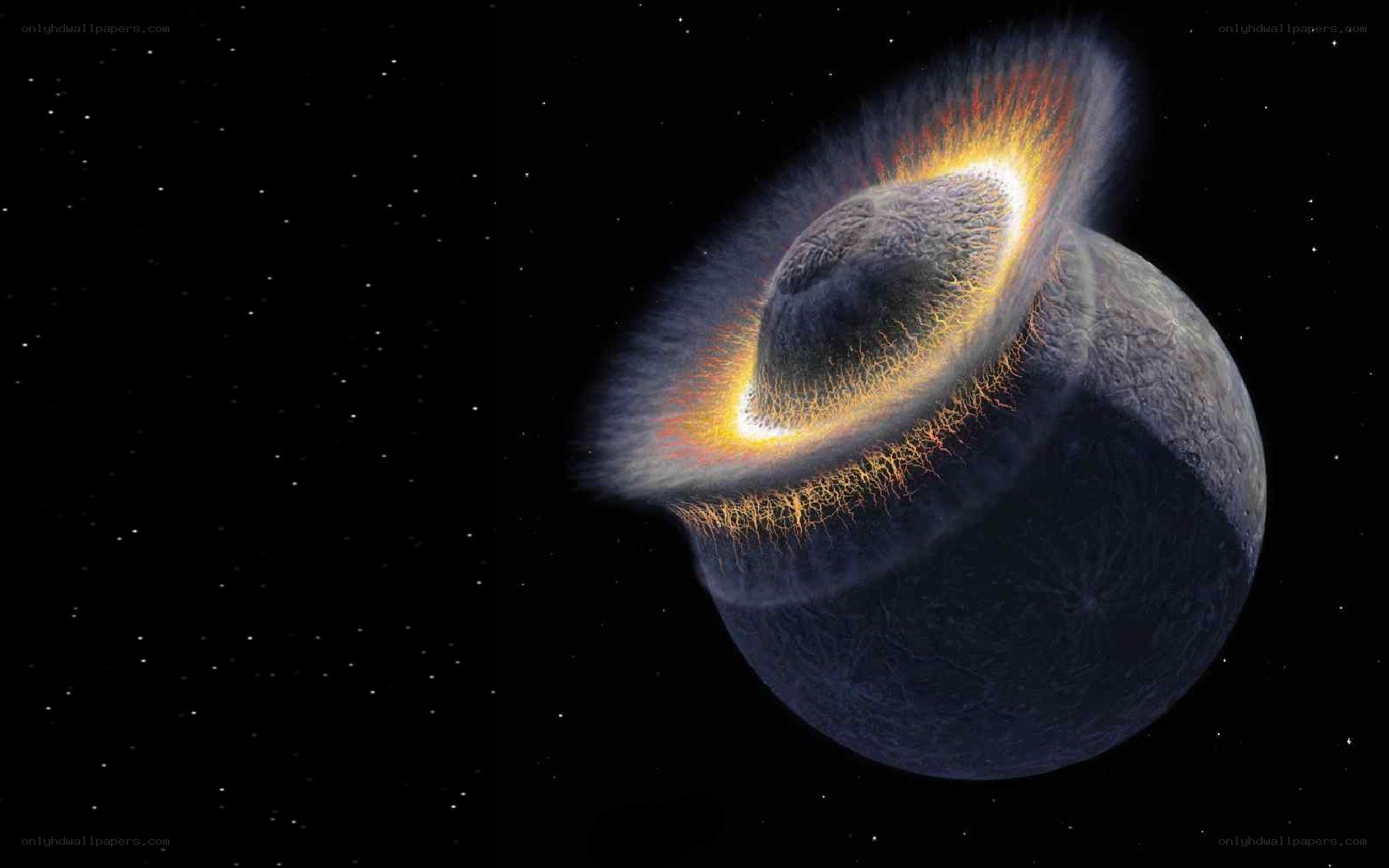 Planet formation artist's concept