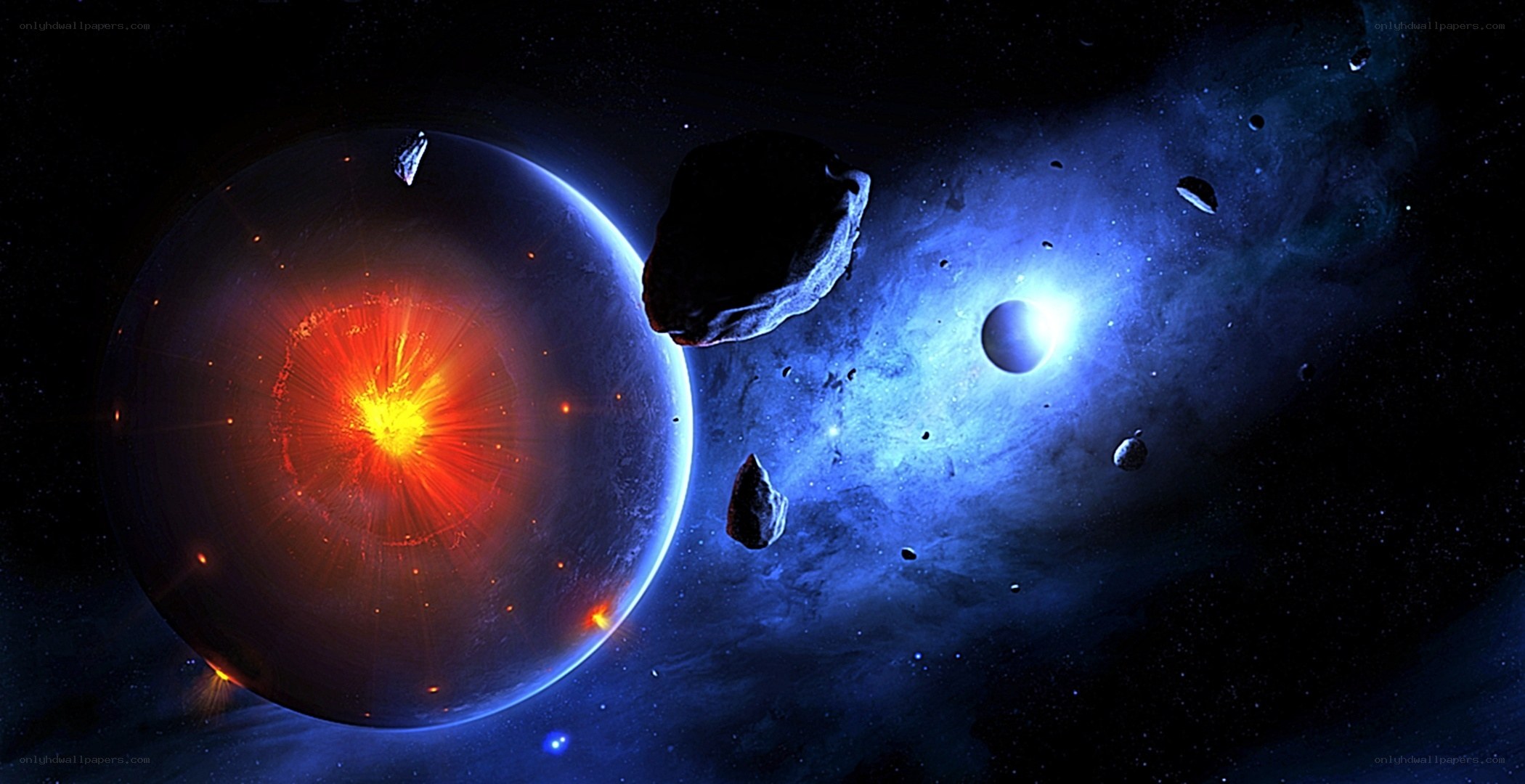 Planet formation in space