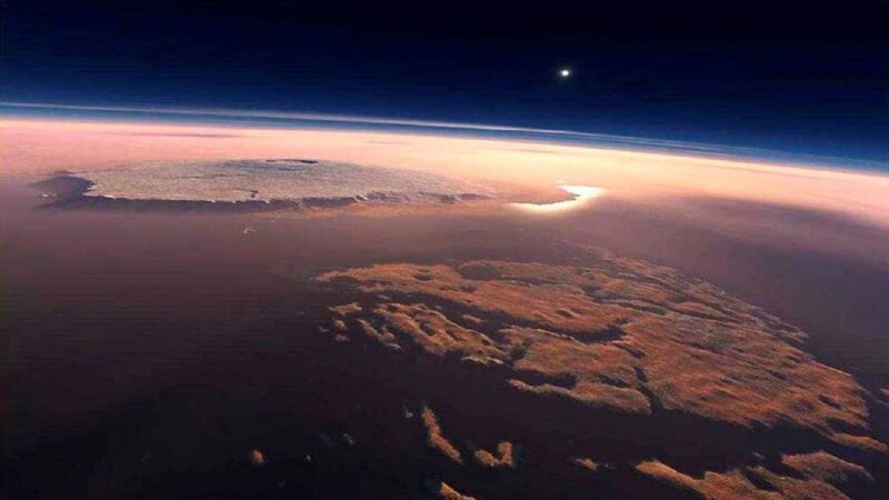 Planet from Space — Blue, Dramatic