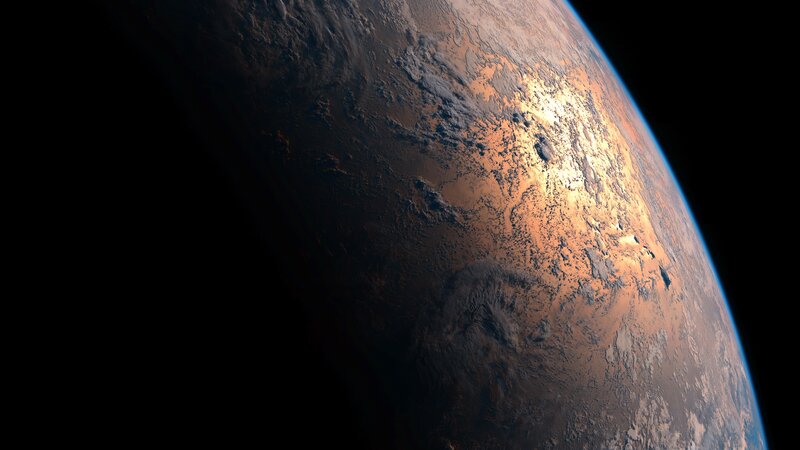 Planet from Space — Brown