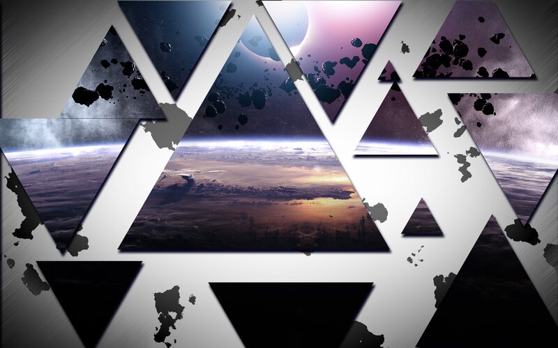 Planet from Space — Purple