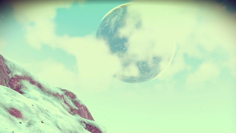 Planet in Alien Sky — Green