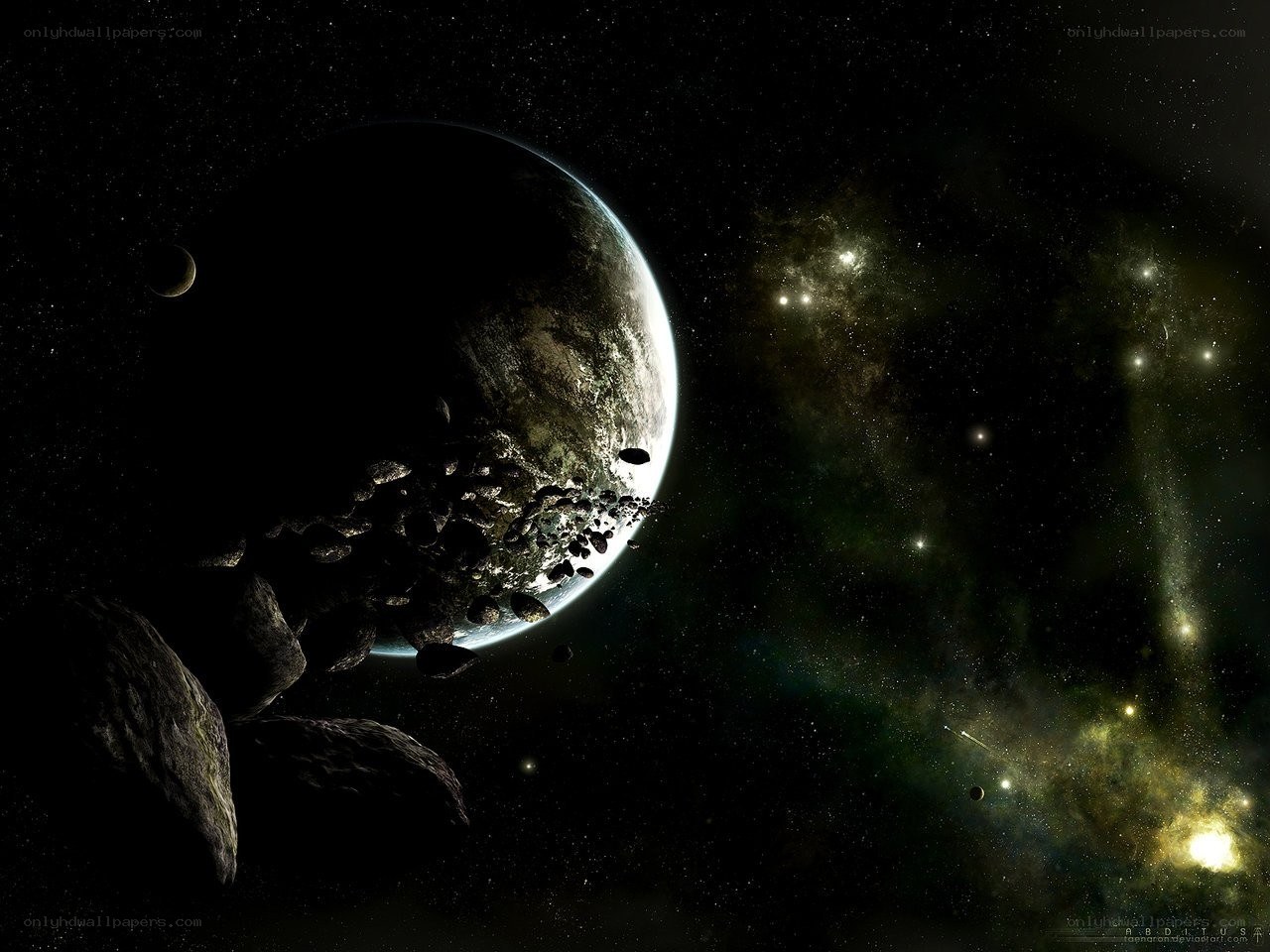 Planet in asteroid belt
