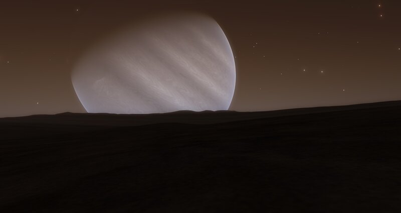 Planet in Sky