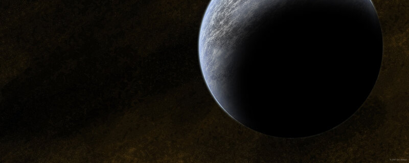 Planet in space